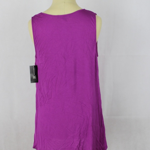 INC International Concepts Handkerchief-Hem Top - Picture 3 of 6